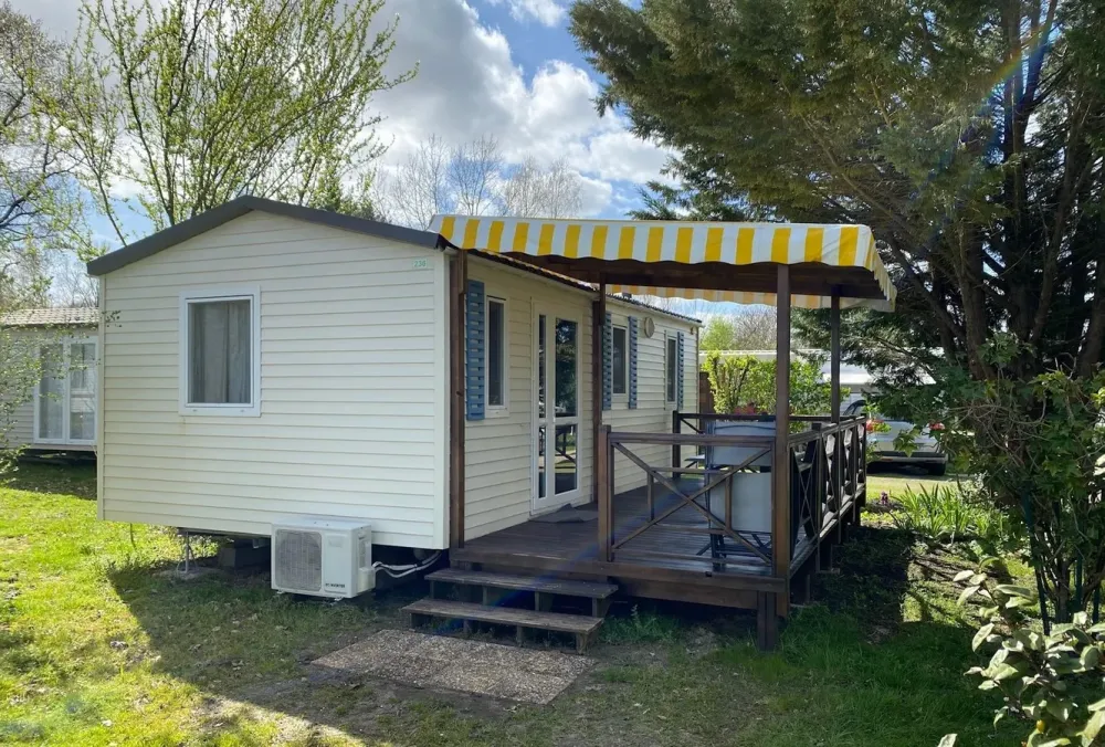 Mobil-home sur parcelle arborée 1